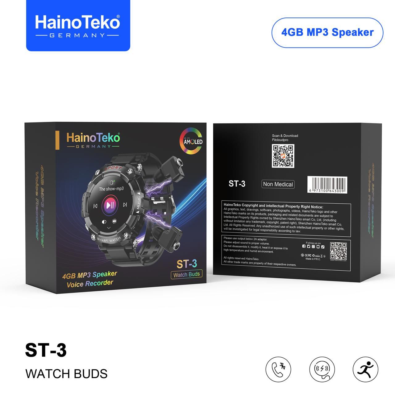 Haino Teko ST-3 Watch & Buds