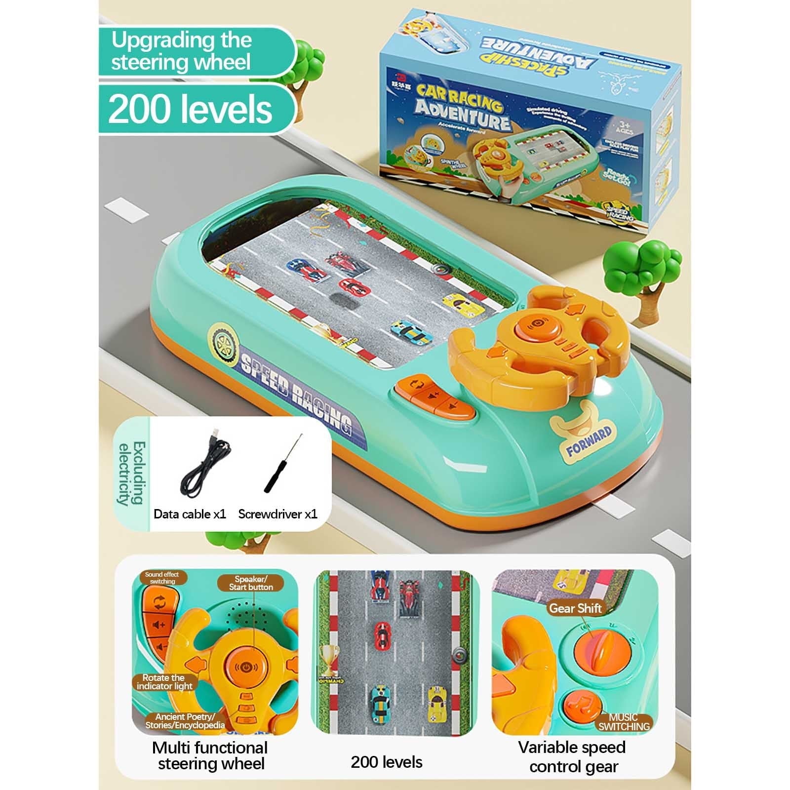 Car Racing Adventure – Interactive Driving Toy for Kids