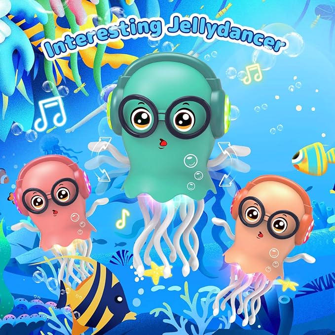 Twist - Jellyfish Musical Bump & Go Toy