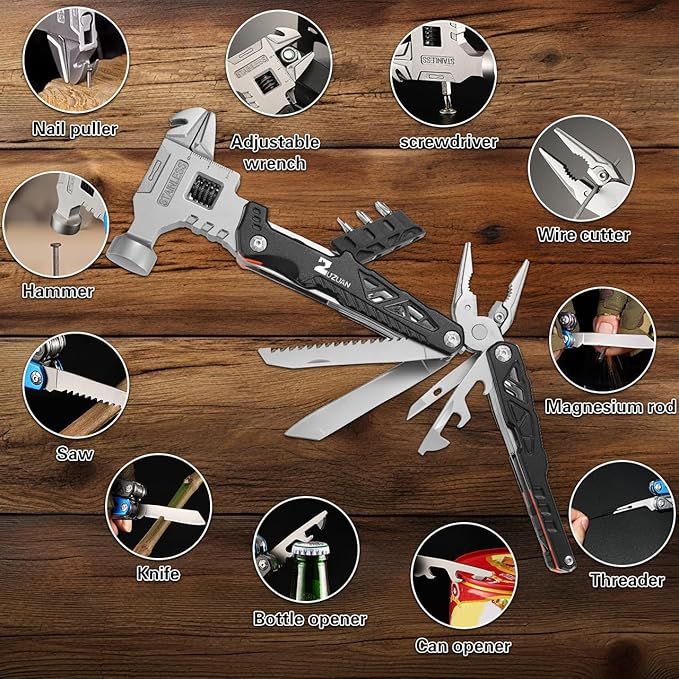 18 in 1 Multitool,Professional Stainless Steel Set For Home & Other Use